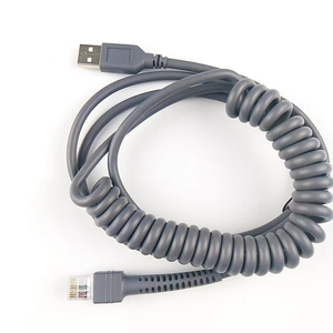 Cable de Datos USB Telescópico con Resorte LS1203 LS2208 LI2208 LS4278 LI4278 DS2208 DS4308 DS4608 DS8107 DS8178 DS6708 DS92 - Product Image 3