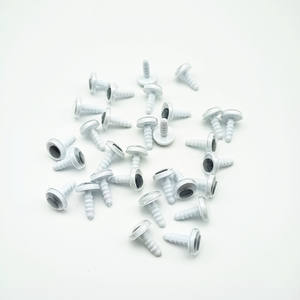 원형 플라스틱 구글리 및 움직이는 안전 눈, DIY 공예 인형 장난감용 와셔 포함 10mm-25mm - Product Image 3