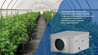 Déshumidificateur électrique ZhongYou 58L/jour 220V à fixation au plafond pour serre avec drainage continu et débit d'air de 500m³/h
