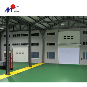 Porta Industriale Moderna in Acciaio per Officina, Durevole, Vendita all'Ingrosso, Superficie Rifinita, Pannello Sandwich Sezionale Industriale - Product Image 2