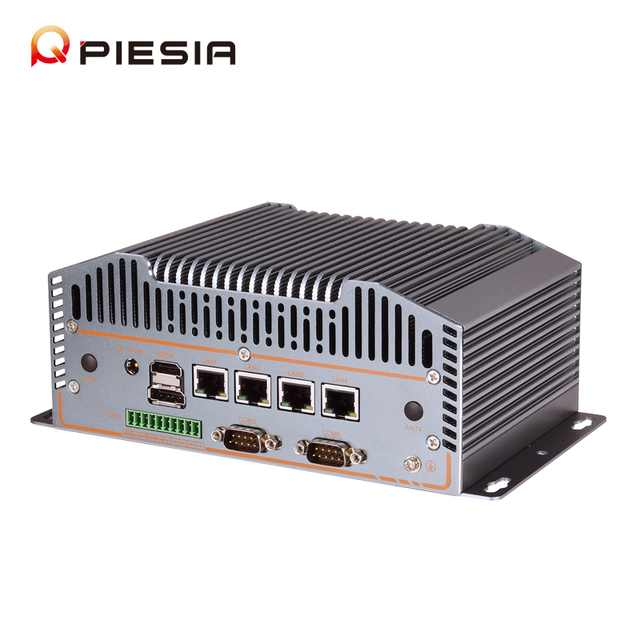 IOT EDGE Computing Fanless Mini PC 12th Gen N150 N100 4 Ethernet Port 5Com 1*DDR5 HD/DP/Type-C X86 Embedded Industrial Mini PC