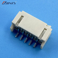 Connecteur PH-WT-5A 5 broches 2,0 mm à 90 degrés, horizontal, SMT, boîtier en nylon, installation sécurisée pour carte PCB, beige, montage sur carte LED