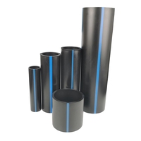 Tuyau en polyéthylène haute densité Hdpe de 6 pouces de grand diamètre Dn150 prix tuyau en plastique