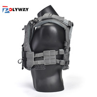 Nouveau Gilet Tactique 1000D Léger pour l'Extérieur, Découpé au Laser, avec Gravure Laser et Capacité de Port de Plaques