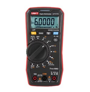 UNI-T UT117C Multímetro Digital 60000 Contagem AC DC Amperímetro Voltímetro Continuidade <span class=keywords><strong>NCV</strong></span> Loz LPF Diodo <span class=keywords><strong>Tester</strong></span> Bluetooth <span class=keywords><strong>Multi</strong></span> Meter - Product Image 1