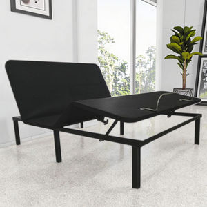 Cama Eléctrica Ajustable con Estructura de Madera, Motores Dobles, Elevación Paralela, Control Remoto, Función de Masaje, 10 Años de Garantía, para Dormitorio/Apartamento - Product Image 1