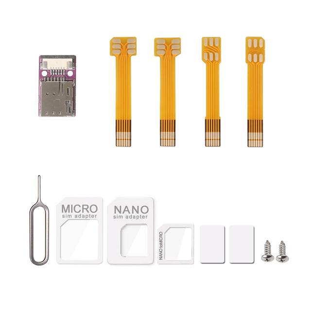 Cell Phone IC Card Activation Tool Nano SIM Card Eject Converter Card Expansion Adapter Nano SIM FPC 15cm Flex Cable Cable