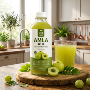 Su Marca Aquí: Jugo de Amla 500ml, Puro y Natural, Refuerzo Inmunológico, Aclarante de Piel, Crecimiento del Cabello, Suplemento Herbal - Product Image 4