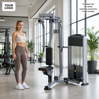 JOYFIT Nouveauté Vente Directe Usine Machine de Musculation en Acier Haute Puissance Réglable Pearl Delt/Pec Fly 70kg pour Équipement de Gym Commercial