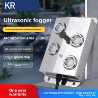 Humidificateur de serre 2000 ml/h, brumisateur à 6 têtes, atomiseur ultrasonique, pièces ultrasoniques, générateur de brouillard ultrasonique