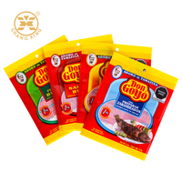 Sacs d'emballage avec impression personnalisée pour condiments cuits au four, pochette d'emballage refermable en poudre pour épices alimentaires à fermeture éclair