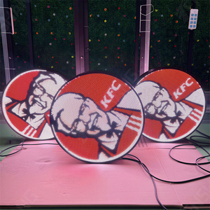 ป้ายโฆษณากลางแจ้งแบบวงกลม ด้านเดียว/<span class=keywords><strong>ส</strong></span>องด้าน จอแสดงผลดิจิตอล LED รูปทรงวงกลม <span class=keywords><strong>ค</strong></span>วามละเอียด P5 มม. ป้าย LED ฉายภาพพิกเซล - Product Image 5