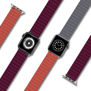 Nouveau Silicone magnétique OEM pour montre <span class=keywords><strong>Apple</strong></span> <span class=keywords><strong>Watch</strong></span> 7 38/40/41mm 42/44/45mm, <span class=keywords><strong>prix</strong></span> de gros - Product Image 1