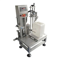 Machine de remplissage et d'étiquetage de miel avec convoyeur, pour matériaux visqueux, scellage, pesage en ligne et bouchage, 15L