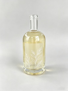 Bouteille en verre ronde à paroi épaisse scellée, anti-fuite, vide, pour spiritueux (vodka, whisky, rhum) – Idéale pour bars et restaurants - Product Image 4