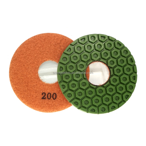 Sıcak satmak 125mm petek reçine elmas kenar parlatma pedleri granit ve mermer için - Product Image 6