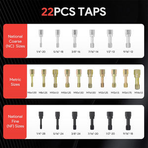 49-Piece ana konu kiti UNF UNF & metrik konu Restorer aracı darbe-kalıp için kılıf araç aletleri ana konu Chaser seti - Product Image 4