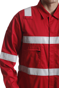 Mảnh chống rách hai Coverall bảo hộ lao động FRC làm việc Coverall kỹ sư cơ khí làm việc cho dầu khí - Product Image 3