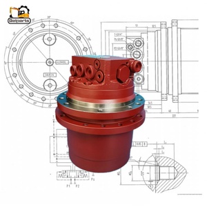 มอเตอร์ไฮดรอลิกสำหรับขับเคลื่อนรถขุดรุ่น CX27 EC25 U20 SK27 TM03 TM03A TM03CJ ชุดขับเคลื่อนสุดท้าย - Product Image 3