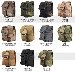 Emersongear 500D Cordura Nylon Vert <span class=keywords><strong>Grenade</strong></span> Sac Tactique Gear Combat Single <span class=keywords><strong>Frag</strong></span> <span class=keywords><strong>Grenade</strong></span> Pouch Avec LBT Style - Product Image 4