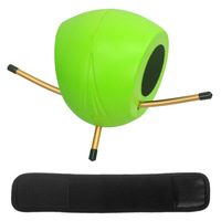 Shuran Correcteur de mouvement de bras en acier inoxydable pour entraînement de swing de golf, en forme de balle, avec sangle, pour droitiers/gauchers, portable, sport