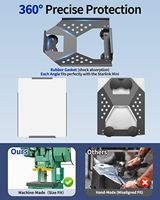 Starlink Mini Edelstahl-Magnethalterung 350LBS Schwerlastmagnet 4-Seiten-Schutz Halterungskit Wohnmobil-Dach Reisezubehör