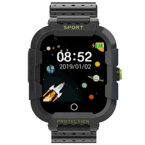 Popular 1,4 pulgadas 4G GPS posicionamiento niños impermeable reloj de llamada inteligente con función SOS