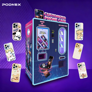 PodNEX Diy 手机壳自动售货机 紧凑型设计 手机壳打印自动售货机 适用于购物中心 - Product Image 1