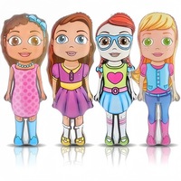 Muñecos Inflables 2D Personalizados de Fábrica, Personajes de Dibujos Animados y Almohadas de PVC para Niñas, Hechos a Medida Según Dibujo o Muestra