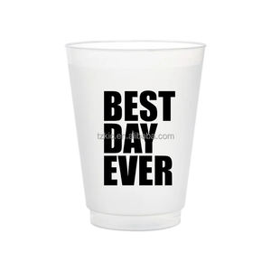 Taza de fiesta de <span class=keywords><strong>feliz</strong></span> <span class=keywords><strong>cumpleaños</strong></span> transparente personalizada colecciones inclinadas Leprechauns Frost Flex Cup 16oz - Product Image 5