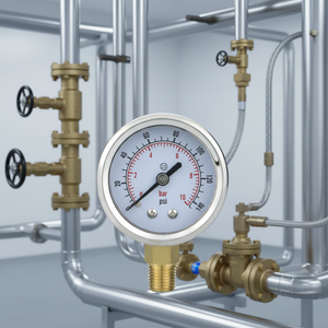 Yeni Gelen Yüksek Dayanıklılıklı Darbeye Dayanıklı Hızlı Okuma Basınç Kontrolü Genel Basınç Göstergesi Endüstriyel Kullanım İçin - Product Image 1