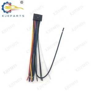 Connecteur 16 broches prise radio adaptateur audio automobile froid câble de faisceau de câblage complet pour CD de voiture pionniers - Product Image 3