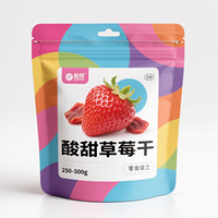 Sachet Doypack Personnalisé 16x24cm Qualité Alimentaire avec Logo Imprimé pour l'Emballage de Divers Produits Alimentaires