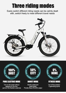 Vélo électrique Bafang Motor G510 Mid Drive <span class=keywords><strong>500W</strong></span> 750W à batterie cachée, puissant et bon marché, vélo électrique de ville de route de 27.5 pouces - Product Image 2
