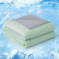 Couette rafraîchissante taille Queen, couverture rafraîchissante pour les personnes ayant chaud la nuit, couette d'été réversible Q-Max 0.4