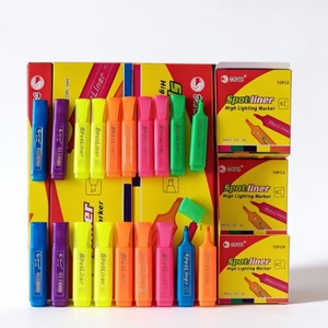 Marcadores Resaltadores Baratos de China, Muestra Gratis, 6 Colores, Fabricante, Sólidos, para Diario, Planificador, Papelería y Dibujo - Product Image 4