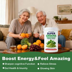 Precio al por Mayor, Nuevo, Polvo de Superalimentos con 32 Nutrientes, Polvo de Jugo Verde, Polvo de Superalimentos Verdes, Supergreens - Product Image 4