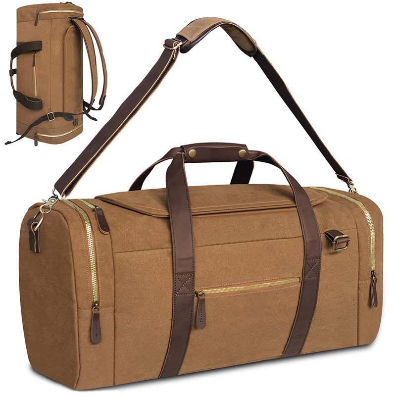 Men Nomad Waxed Canvas 50L Duffle Bag Vintage Genuine Leather Weekender Overnight Travel Backpack With Shoes Compartment| Alibaba.com Men Nomad Waxed Canvas 50L Duffle Bag Vintage Genuine Leather Weekender Overnight Travel Backpack With Shoes Compartment| Alibaba.com