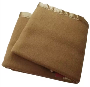 Prix direct usine Offre Spéciale tissé brossé lourd 100% bonne qualité laine vierge épaisse couvertures chaudes pour la maison, cadeau, mariage - Product Image 3