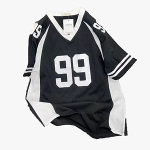 เสื้อยืดแขนสั้นพิมพ์ลาย 3 มิติ คอวี สไตล์ลำลอง สปอร์ต ใส่สบาย แฟชั่นใหม่รับซัมเมอร์ ปรับแต่งได้ - Product Image 2