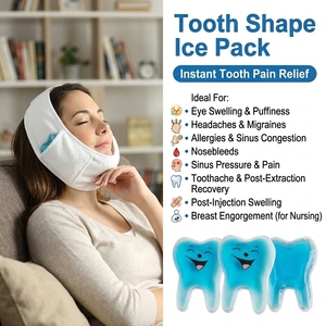 <span class=keywords><strong>Compresa</strong></span> de Gel Frío/Caliente Reutilizable y Ecológica para Dientes, Alivio del Dolor por Infecciones Dentales - Product Image 3
