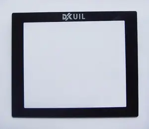 Hochwertiger berührungsbildschirm für smart-haushaltsgeräte AG aus glas mit anti-glare-lcd-display abdeckung kleiner bedruckter seidenbildschirm aus gehärtetem glas