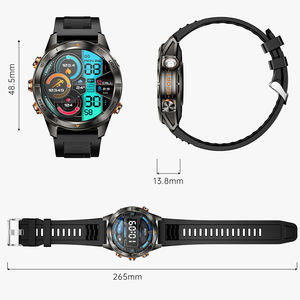 Reloj Inteligente KT80 para Hombre, Monitor de Salud, Rastreador de Actividad Física, Control Remoto, Calendario, Función Impermeable 3ATM - Product Image 6