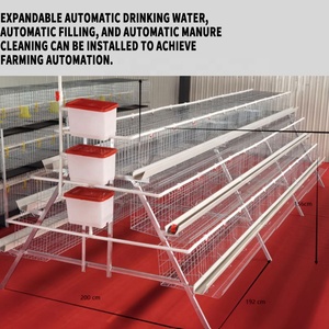 <span class=keywords><strong>Cage</strong></span> à poulets de luxe commerciale en gros <span class=keywords><strong>d</strong></span>'usine avec structure en fil de fer durable, emballage en boîte, capacité de 50 lb - Product Image 4