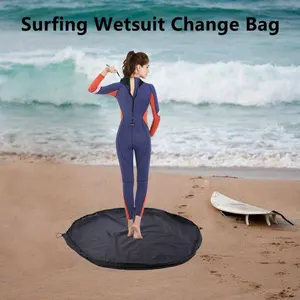 Kualitas tinggi pabrik asli Surfing Wetsuit tas berubah dengan pegangan pantai Surfing Suit tas penyimpanan pakaian renang tas pantai