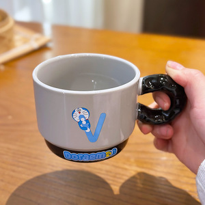 Mug en céramique Doraemon avec poignée, impression sérigraphique, produit de première qualité pour cadeau et usage quotidien - Product Image 5
