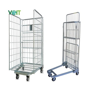 Voit kho lưu trữ mạ kẽm kẽm tráng kim loại có thể gập lại Ba tường 3 mặt CuộN <span class=keywords><strong>container</strong></span> - Product Image 2