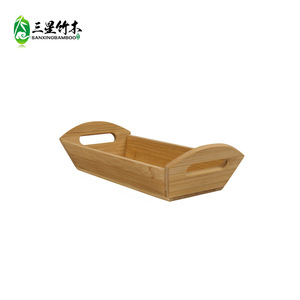 Bamboo <b>tray</b> wholesale, creative double-eared handheld bread <b>tray</b>, restaurant and hotel dining <b>tray</b>, home <b>tea</b> <b>tray</b>, Instagram - Product Image 2