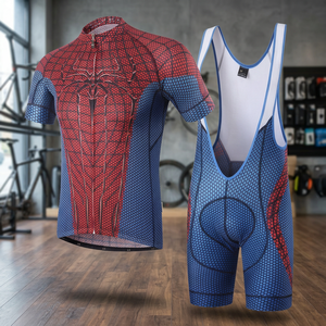 Maillot de cyclisme et cuissard Spider-Man personnalisés Shemax - Product Image 3