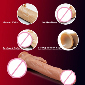 Vibrador Realista con Control Remoto y Función Telescópica, 100% Impermeable, Ecológico, Masajeador para Adultos OEM - Product Image 4